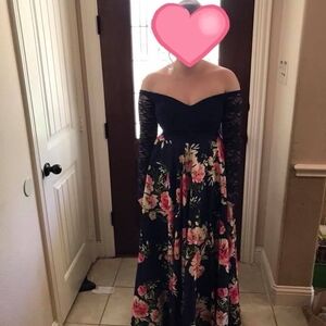Floral Off-Shoulder Dress